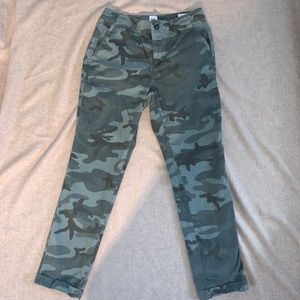 GAP. Girlfriend Chino in Camo Print Mid-Rise.